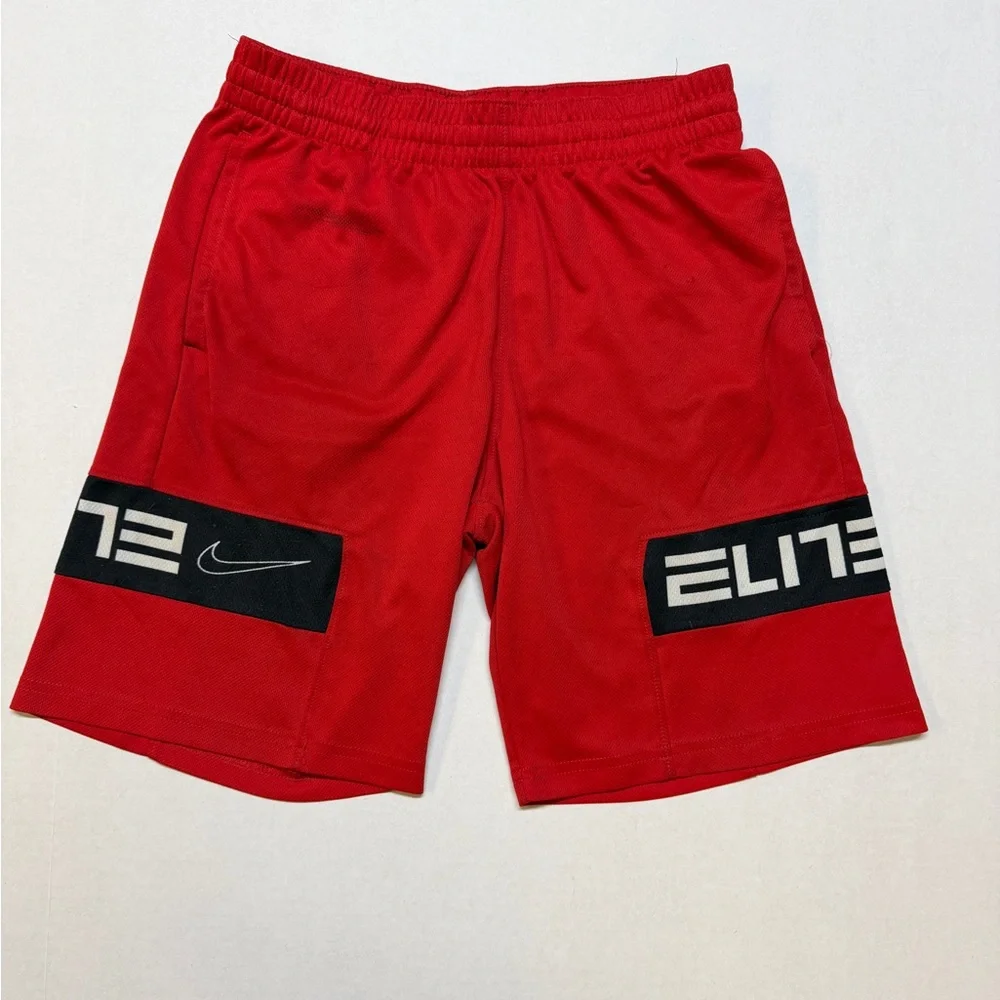 Nike Elite Kid’s Large Red Athletic Basketball Shorts